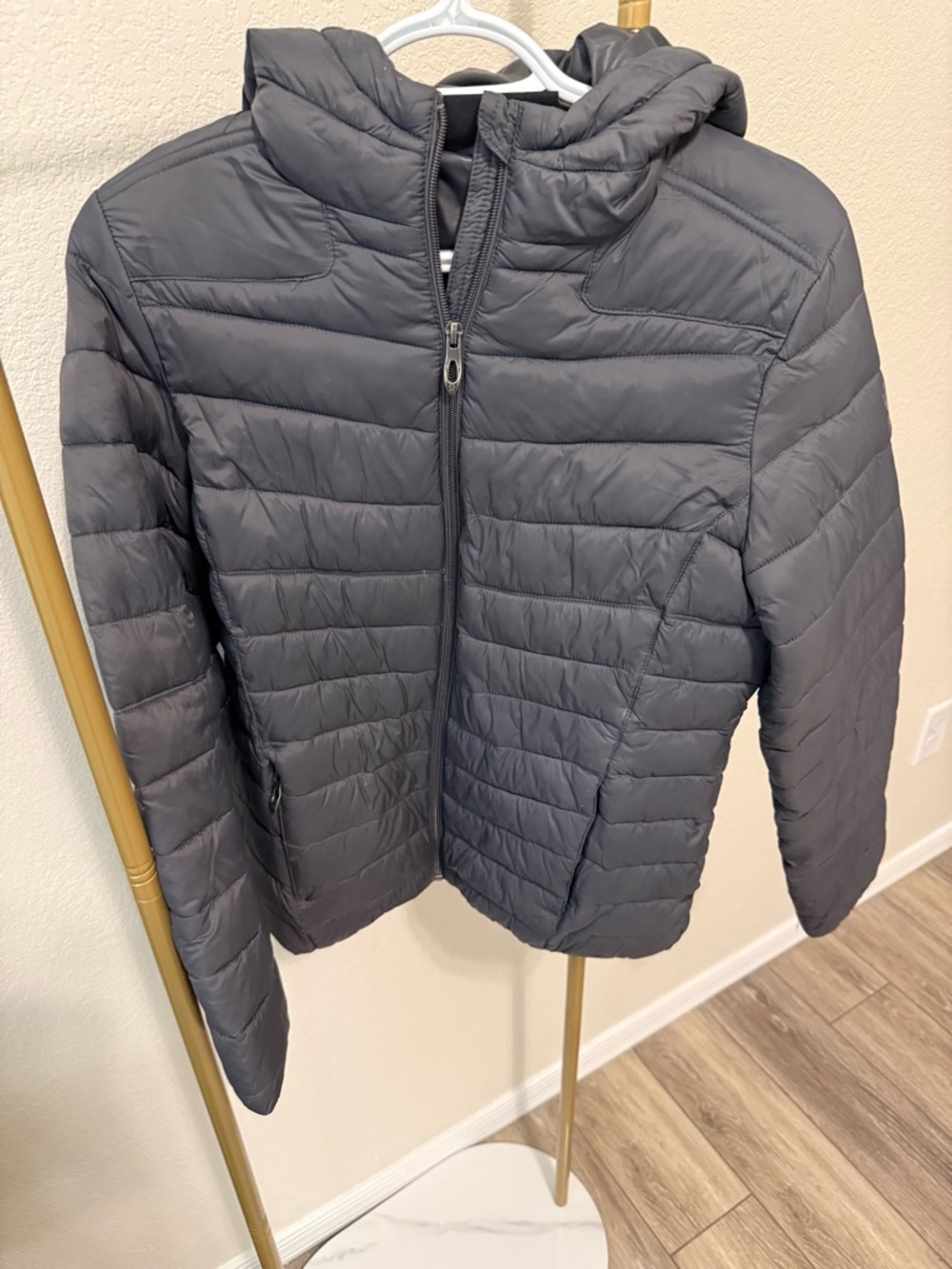 🩶Spyder Grey Puffer Jacket - women’s size small 🩶